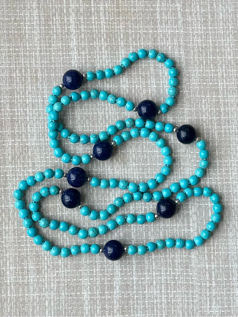 NWOT Polo Ralph Lauren Turquoise and Lapis Lazuli Necklace